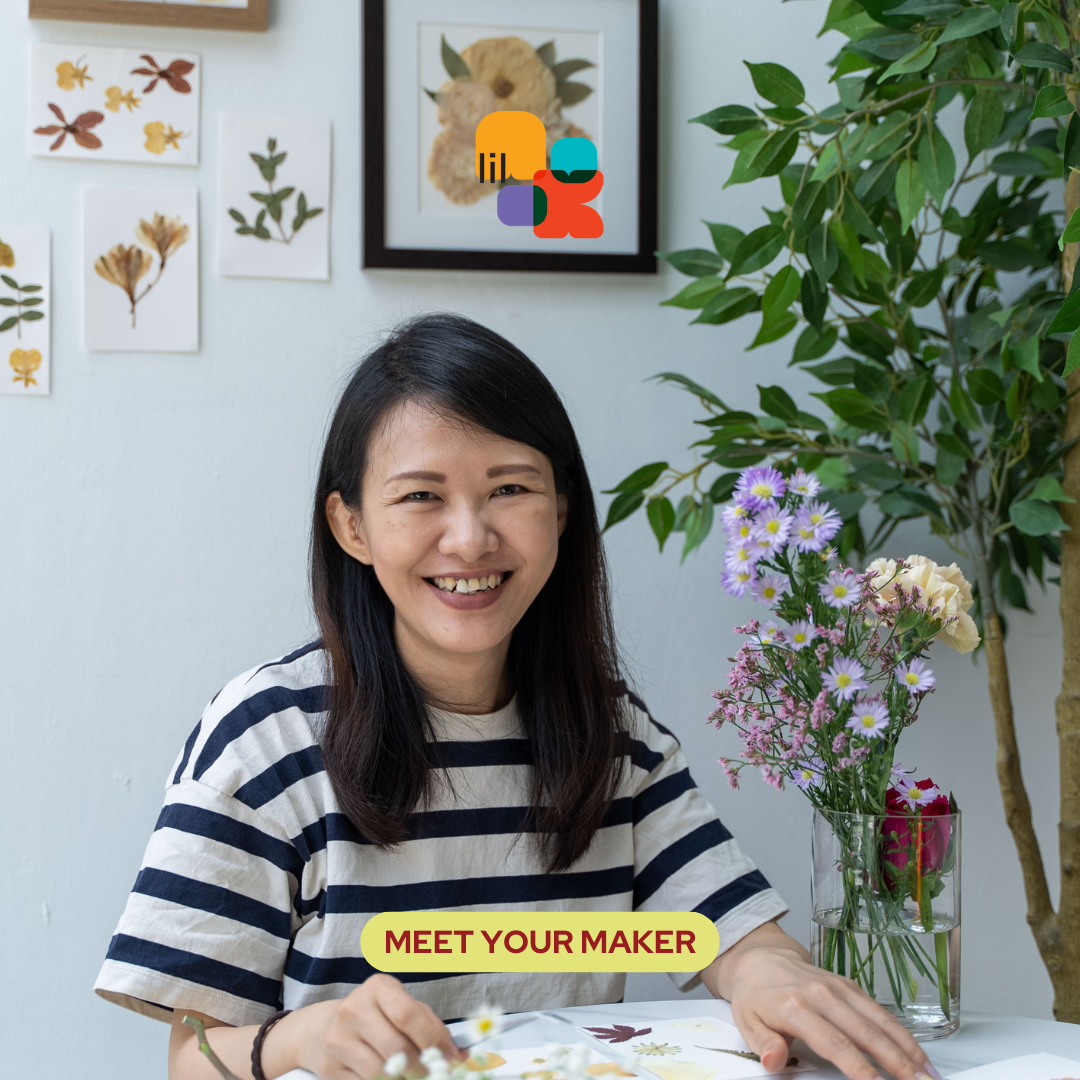 Pressed Flower Coaster