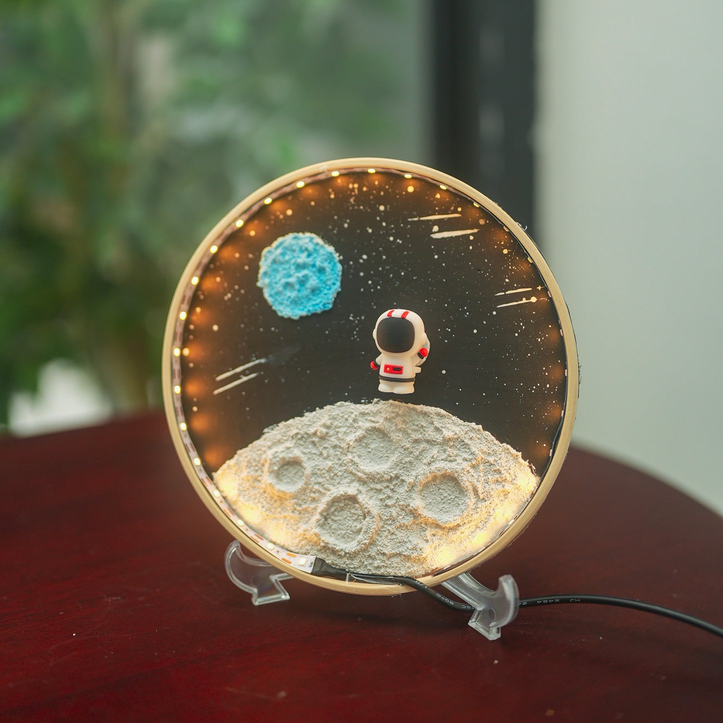 Textured Art - Beach or Astronaut