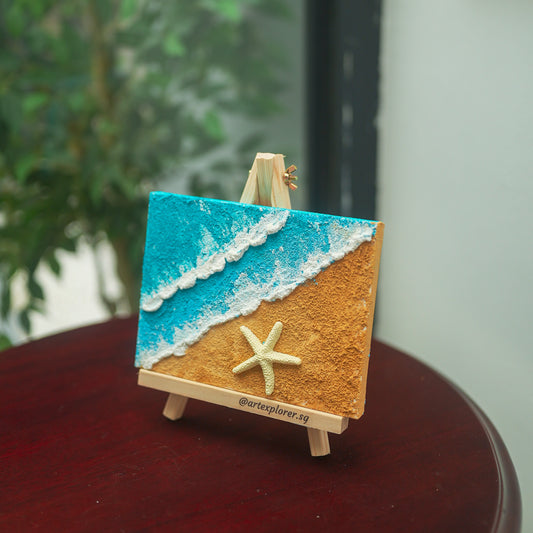 Textured Art - Beach or Astronaut