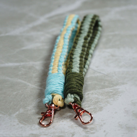 Macrame Wristlet / Bottle Holder