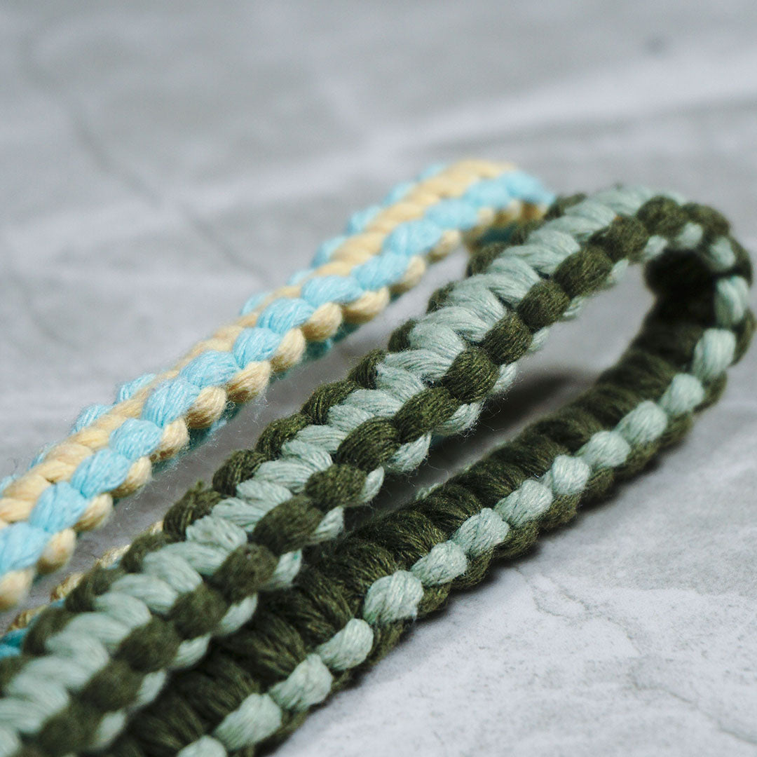 Macrame Wristlet / Bottle Holder