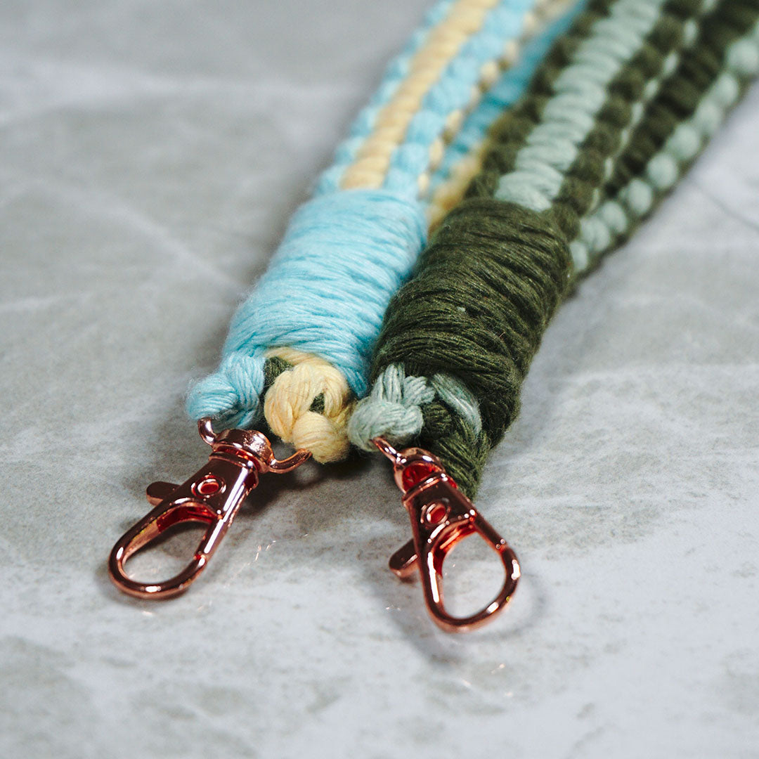 Macrame Wristlet / Bottle Holder