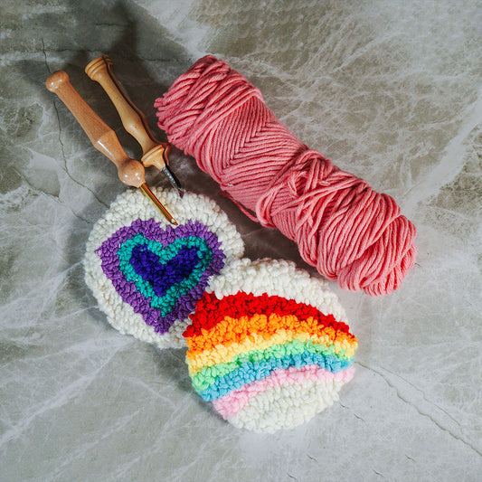 Punch Needle Coaster