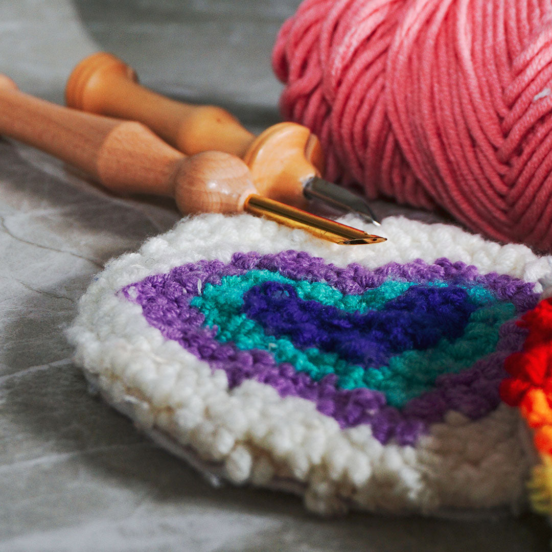 Punch Needle Coaster