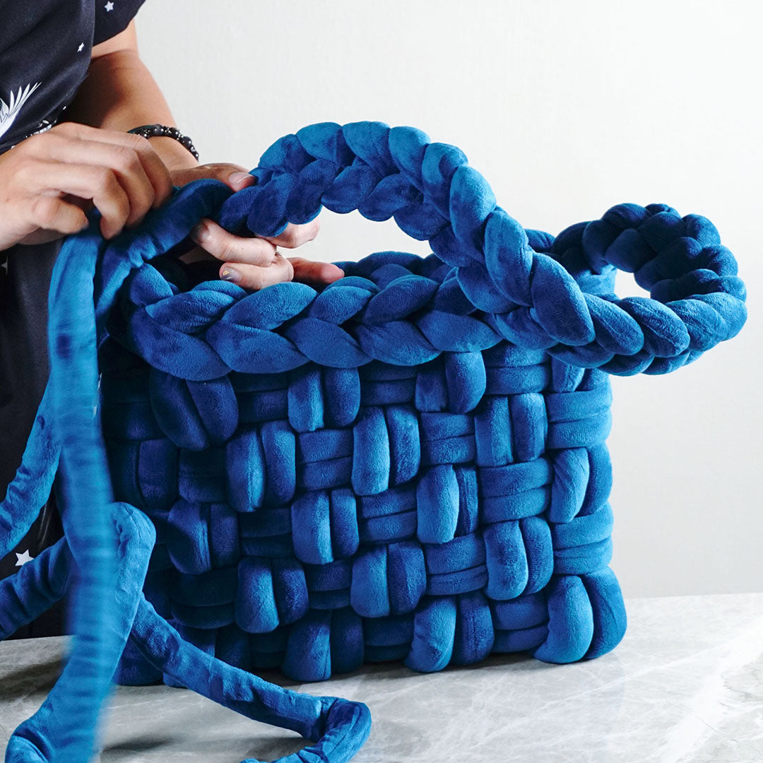 Chunky Yarn Knit Bag