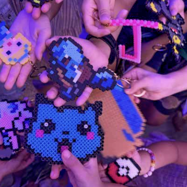 Bead Fuse Keychains